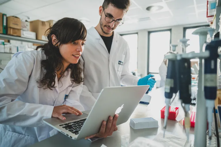 Research in lab
